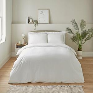 Super Soft Microfibre Plain Duvet Cover and Pillowcase Set