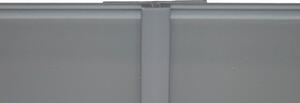 Zenolite Colour Matched PVC Straight Joint - Splashback Profile - 1250mm - Grey
