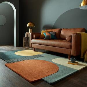 Lozenge Abstract Wool Rug