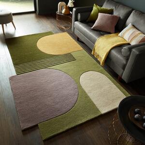 Lozenge Abstract Wool Rug