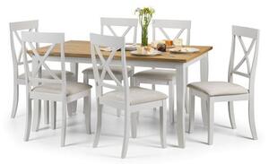 Davenport Rectangular Dining Table with 6 Chairs, Grey