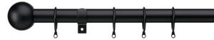 Satina Extendable Metal Curtain Pole with Rings