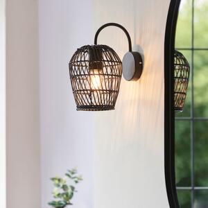 Kirra Bathroom Faux Rattan Wall Light