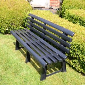 Brindisi 3 Seater Dark Grey Bench