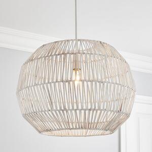 Wicker Woven Easy Fit Pendant Shade