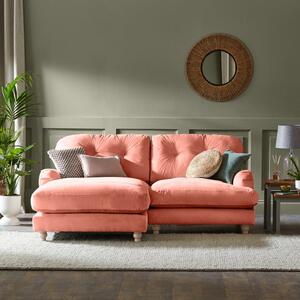 Martha Vintage Velvet Corner Chaise