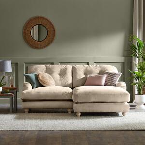 Martha Vintage Velvet Corner Chaise