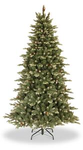 Copenhagen Blue Spruce 7.5ft Christmas Tree with Pine Cones | Roseland