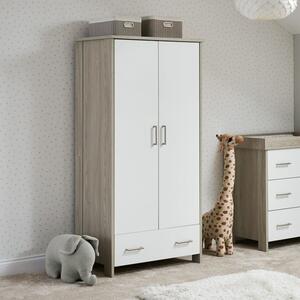 Obaby Nika Double 1 Drawer Wardrobe