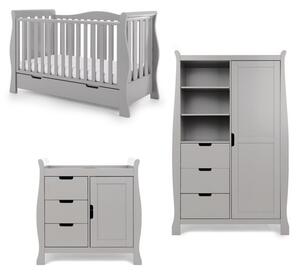 Obaby Stamford Luxe 3 Piece Nursery Room Set, Pine