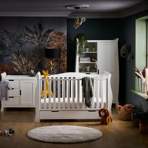 Obaby Stamford Luxe 3 Piece Nursery Room Set, Pine