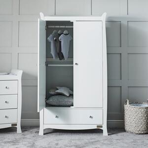 Ickle Bubba Snowdon Double 1 Drawer Wardrobe