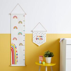 Ickle Bubba Rainbow Dream Wall Art & Growth Chart Set