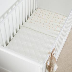 Ickle Bubba Pack of 2 Bunnychino Fitted Cotbed Sheets