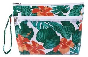 Tropical Leaf Wash Bag