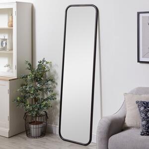 Pine Rounded Full Length Leaner Mirror