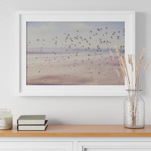 Calm Photographic Seascape Gold Foil Print