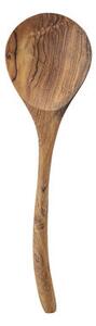 Service spoon - / Teak - L 30 cm by Bloomingville Natural wood