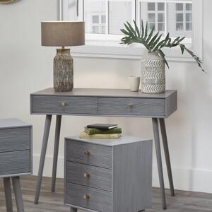 Pacific Chaya 2 Drawer Dressing Table, Grey Pine