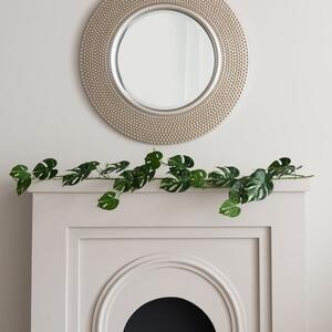 Artificial Variegated Monstera Garland