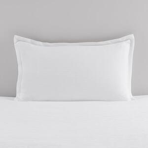 Alford Textured White Oxford Pillowcase