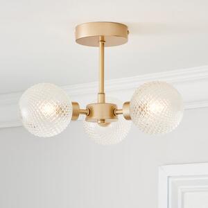 Elodie 3 Light Semi Flush Ceiling Light