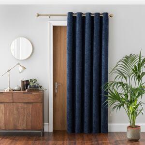 Chenille Thermal Eyelet Door Curtains