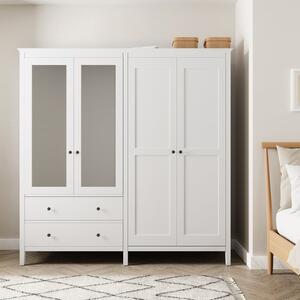 Lynton 4 Door Wardrobe, White