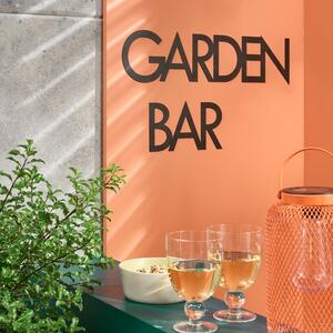 Garden Bar Indoor Outdoor Metal Wall Art