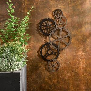 Listera Cogs Indoor Outdoor Wall Art