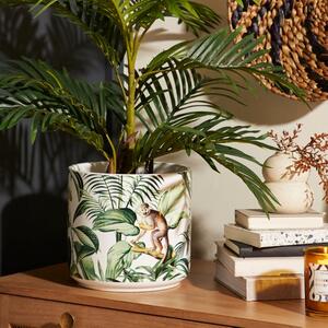 Large Ceramic Monkey Plant Pot