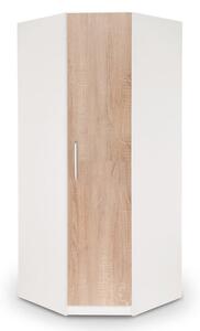 Euston Corner Wardrobe, White