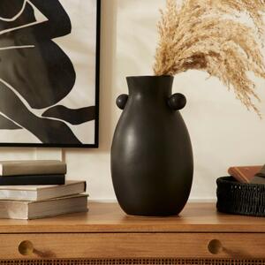 Black Abstract Vase