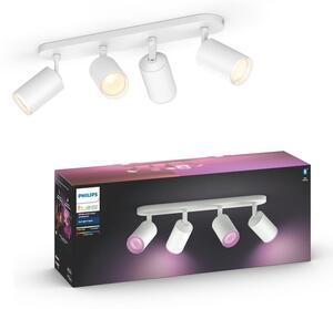 Philips HUE Fugato 4 Light Smart LED Semi Flush Spotlight Bar