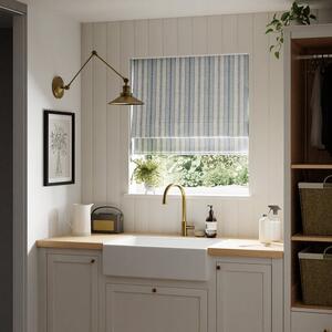 Churchgate Belton Stripe Folkstone Blue Roman Blind