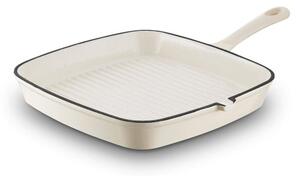 Barbary & Oak Cast Iron Grill Pan, 23cm