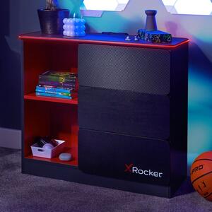 X Rocker Carbon Tek Chest of Drawers with Neo Fibre LED