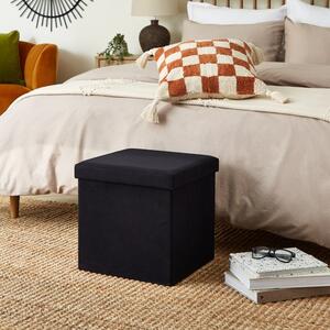 Matte Velvet Cube Ottoman