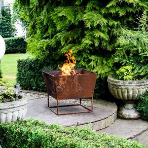 Norfolk Rust Iron Fire Bowl