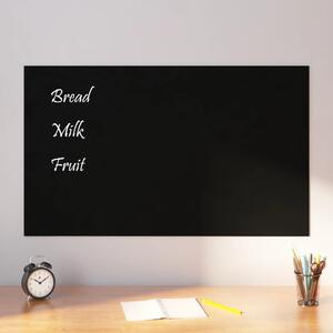 Wall-mounted Magnetic Board Black 100x60 cm Tempered Glass