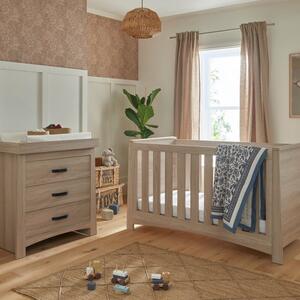 CuddleCo Isla 2 Piece Nursery Furniture Set, Ash