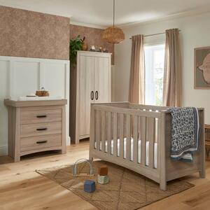 CuddleCo Isla 3 Piece Nursery Furniture Set, Ash