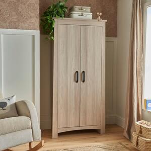 CuddleCo Isla 2 Door Wardrobe, Ash