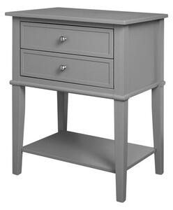 Franklin 2 Drawer Bedside Table