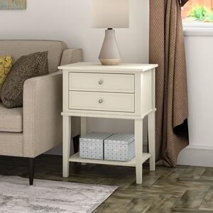 Franklin 2 Drawer Bedside Table