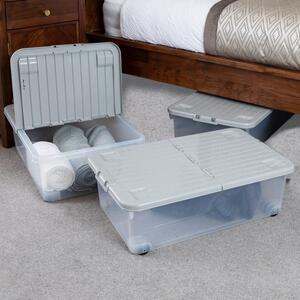 Wham Set of 3 Wheeled Boxes & Lids, 32L