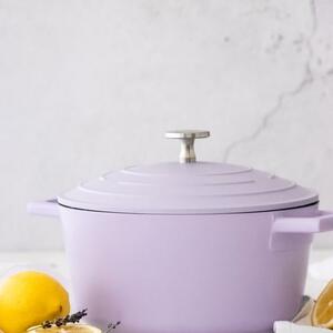 MasterClass Non-Stick Cast Aluminium 20cm Casserole Dish, 2.5L