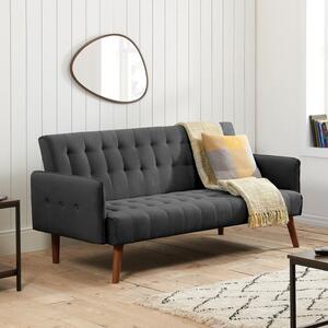 Hudson Charcoal Double Sofa Bed