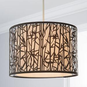 Catiri Bamboo Leaf Grey Easy Fit Pendant Shade