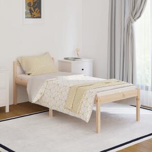 Bed Frame Solid Wood 75x190 cm 2FT6 Small Single